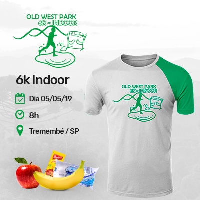1º CORRIDA OLD WEST PARK - 6K - Indoor - Tremembé/ SP