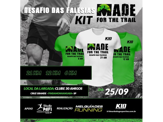 Made For The Trail - Desafio das Falésias - 6km, 12km e 21km - Pindamonhangaba - SP
