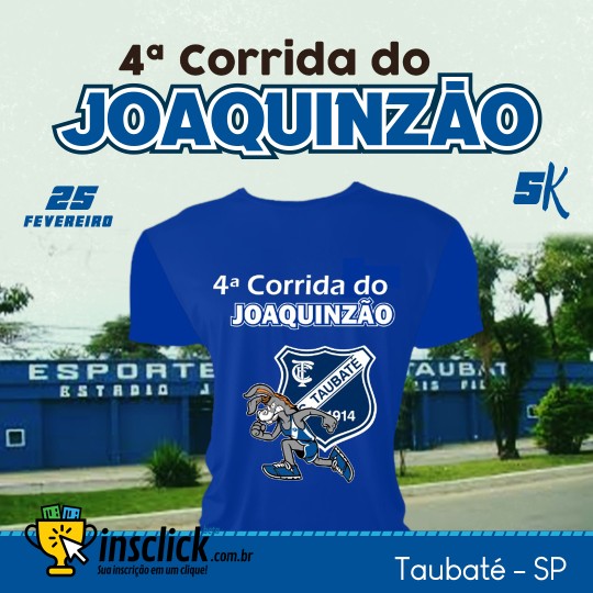 4ª Corrida do Joaquinzão - 5k e 3k - Taubaté / SP